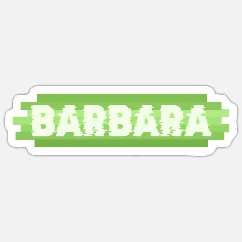 Barbara Sticker taille S (10 x 10 cm)
