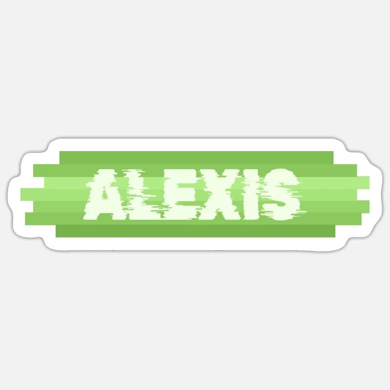 Geschenkidee Alexis Sticker Größe S (10 x 10 cm)