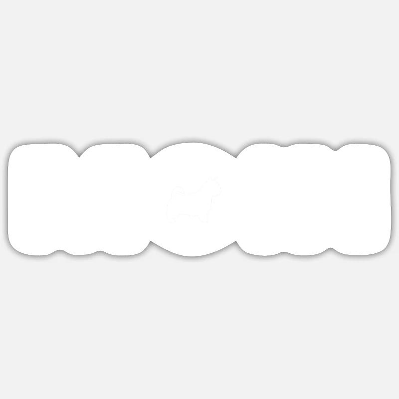Moin - Norwich Terrier - Sticker size S (10 x 10 cm) - white matte