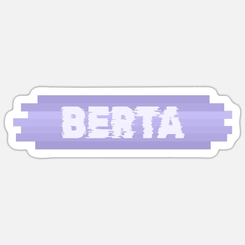 Berta als Mutter Sticker Größe S (10 x 10 cm)