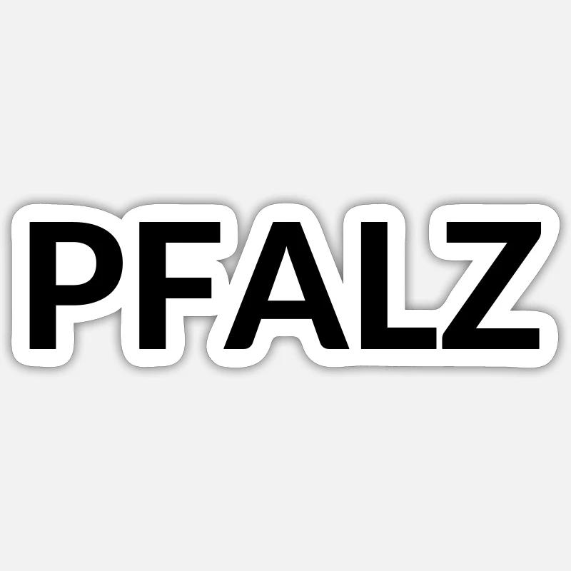 Pälzer - Sticker Größe S (10 x 10 cm) - Mattweiß