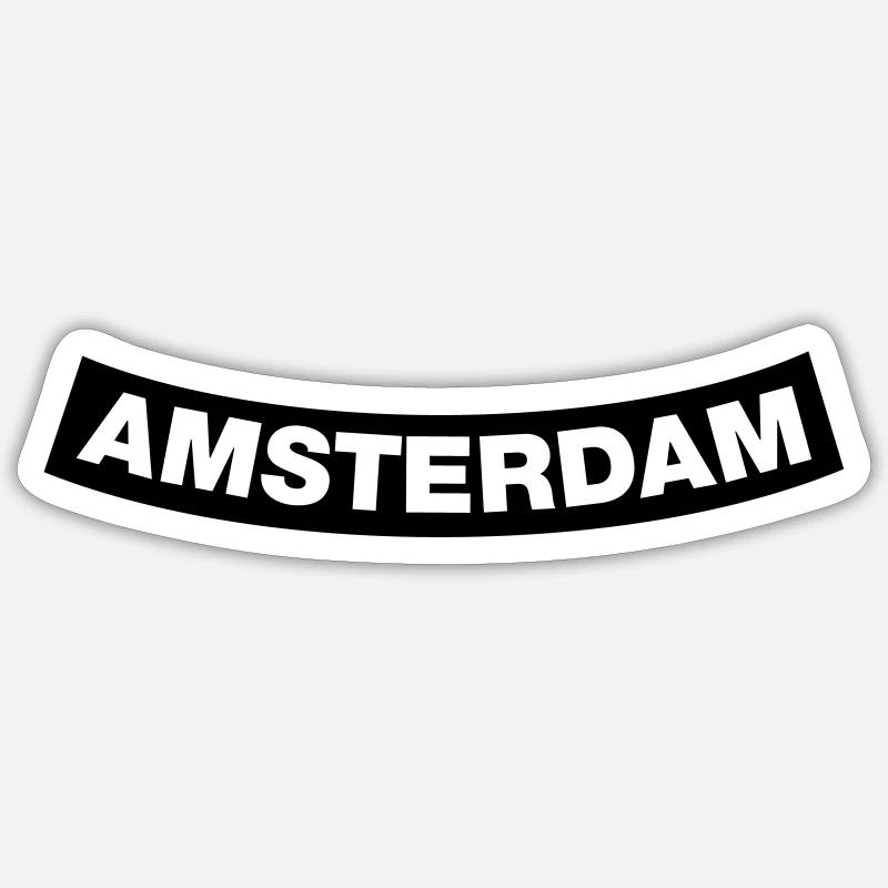 Amsterdam Chapter Element 1C (JGA MC-Rocker-Style) Sticker size S (10 x 10 cm)