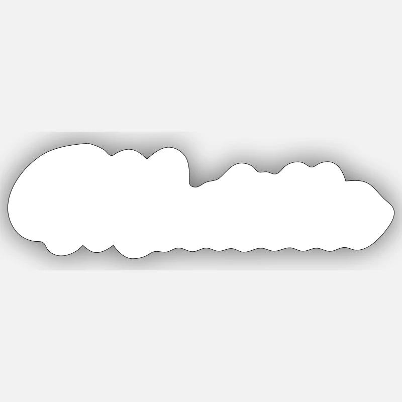Chemises Medilla Premium - Sticker taille S (10 x 10 cm) - blanc mat