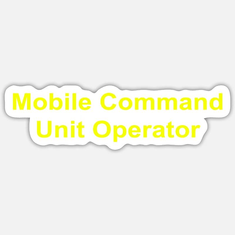 Mobile Command Unit Operator Sticker Größe S (10 x 10 cm)
