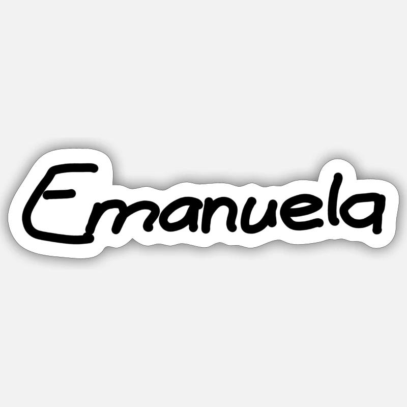 Emanuela Sticker Größe S (10 x 10 cm)