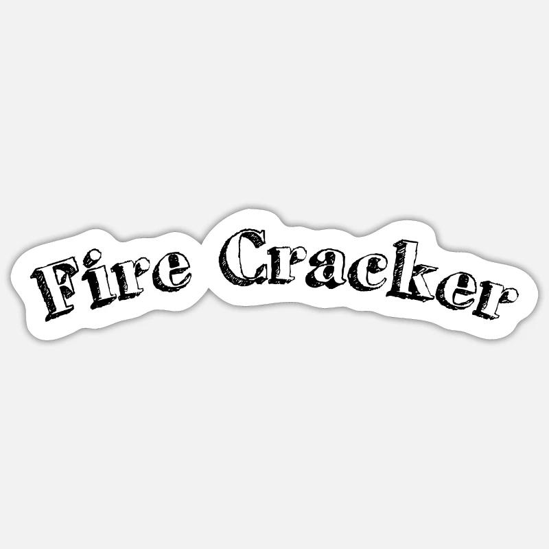 Fire Cracker Sticker size S (10 x 10 cm)