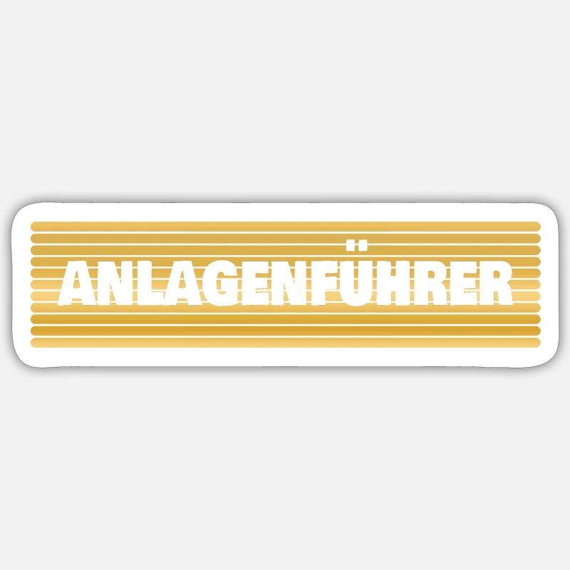 Gift for Plant Operator Sticker size S (10 x 10 cm)