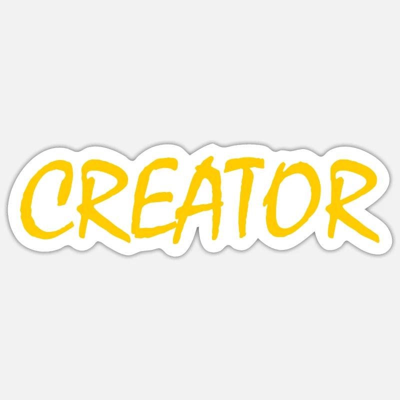 Creator - Sticker size S (10 x 10 cm) - white matte