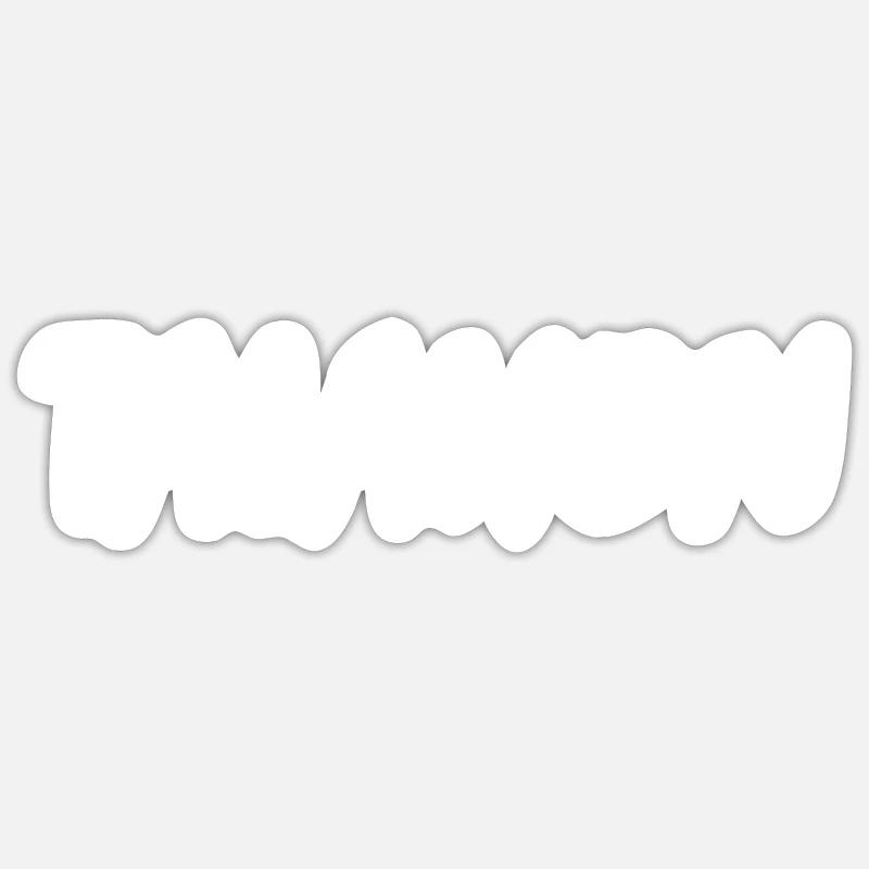 Talahon - Sticker Größe S (10 x 10 cm) - Mattweiß
