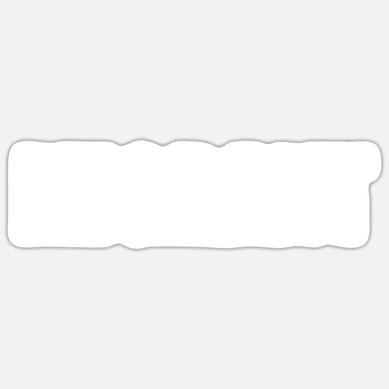 Migrant - Sticker taille S (10 x 10 cm) - blanc mat