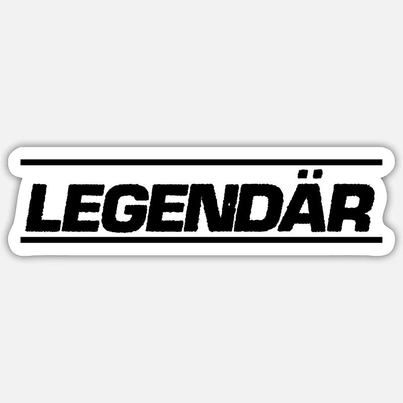 legendary Sticker size S (10 x 10 cm)