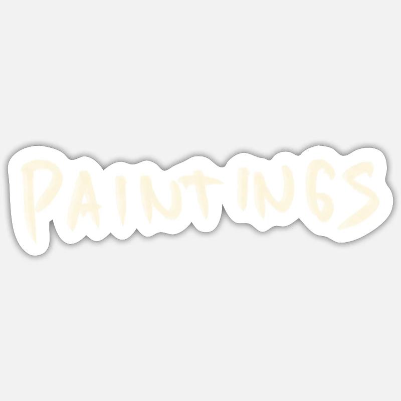 Paintings Sticker Größe S (10 x 10 cm)