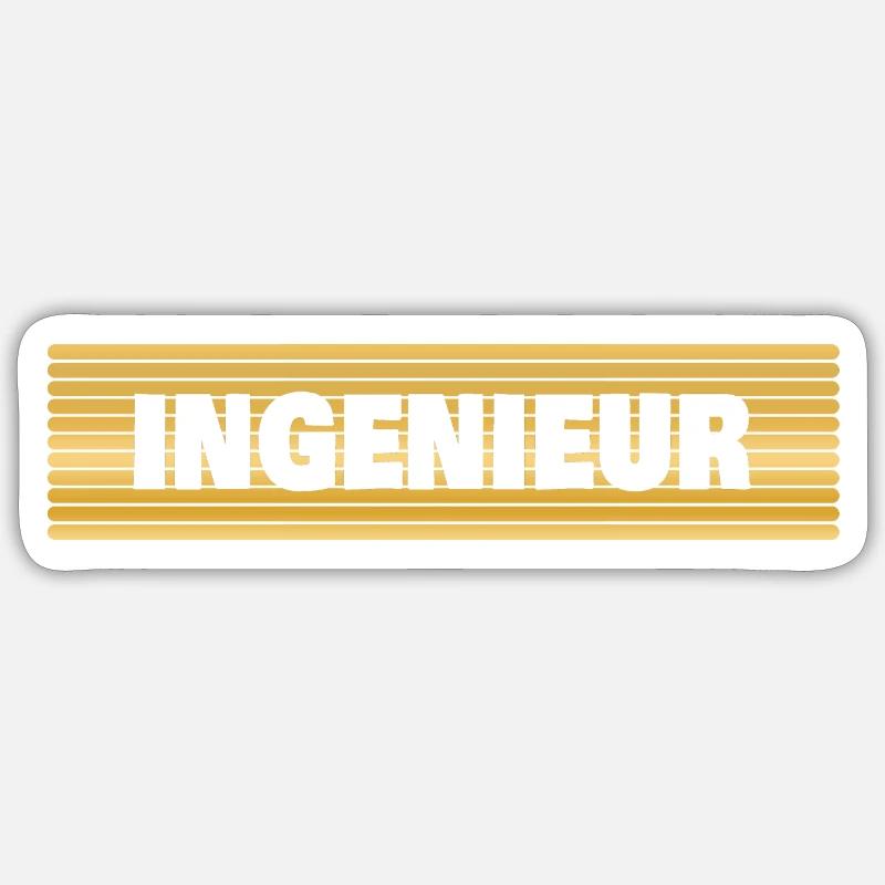 Engineer Sticker size S (10 x 10 cm)