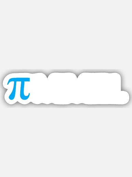 Einfach nur Pimmel blau - Sticker Größe S (10 x 10 cm) - Mattweiß