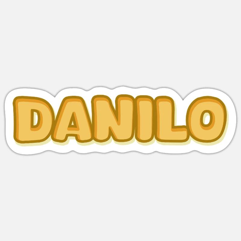 Danilo Danilo - Sticker size S (10 x 10 cm) - white matte