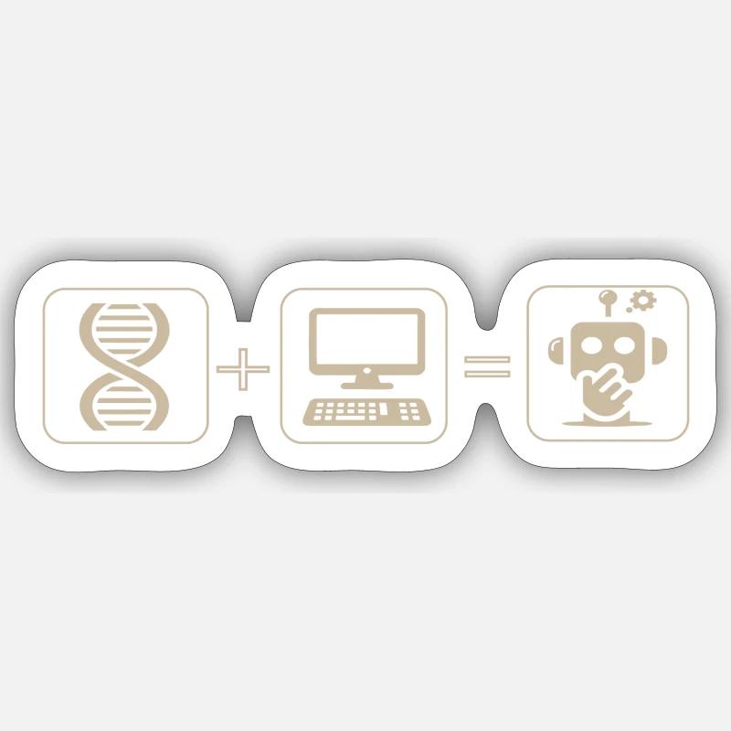 robot Sticker size S (10 x 10 cm)