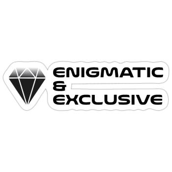 Black Diamond - Sticker size S (10 x 10 cm) - white matte - Front