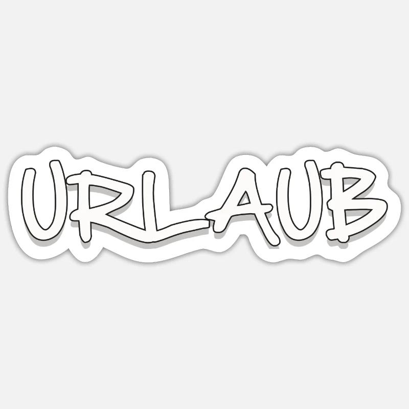 VACANCES Sticker taille S (10 x 10 cm)