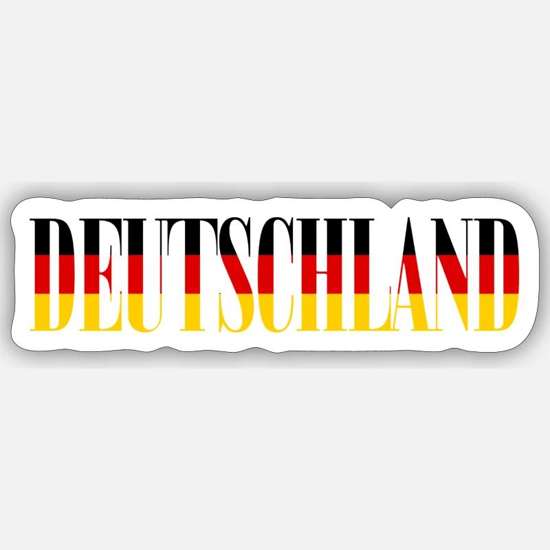 Germany - Sticker size S (10 x 10 cm) - white matte