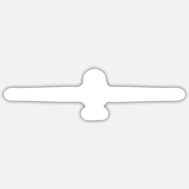 Microphone icon line - Sticker size S (10 x 10 cm) - white matte