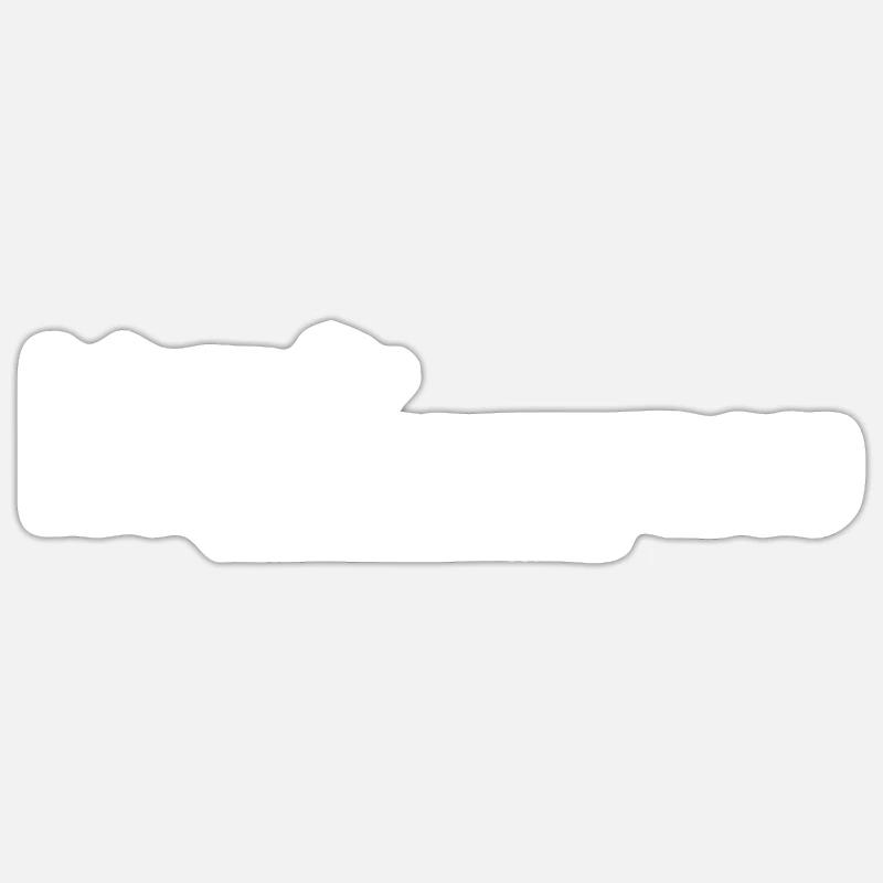 Employé de banque - Sticker taille S (10 x 10 cm) - blanc mat