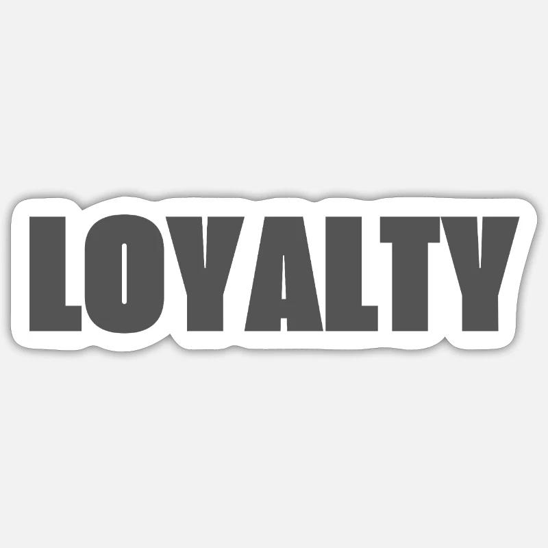 Loyalty Sticker size S (10 x 10 cm)