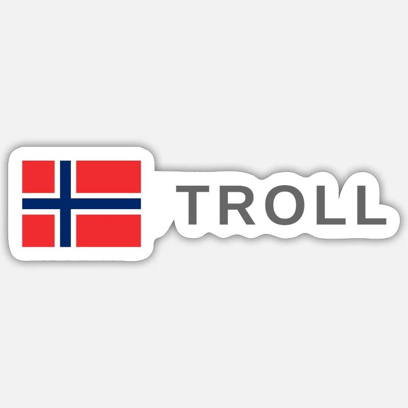 Troll Sticker taille S (10 x 10 cm)