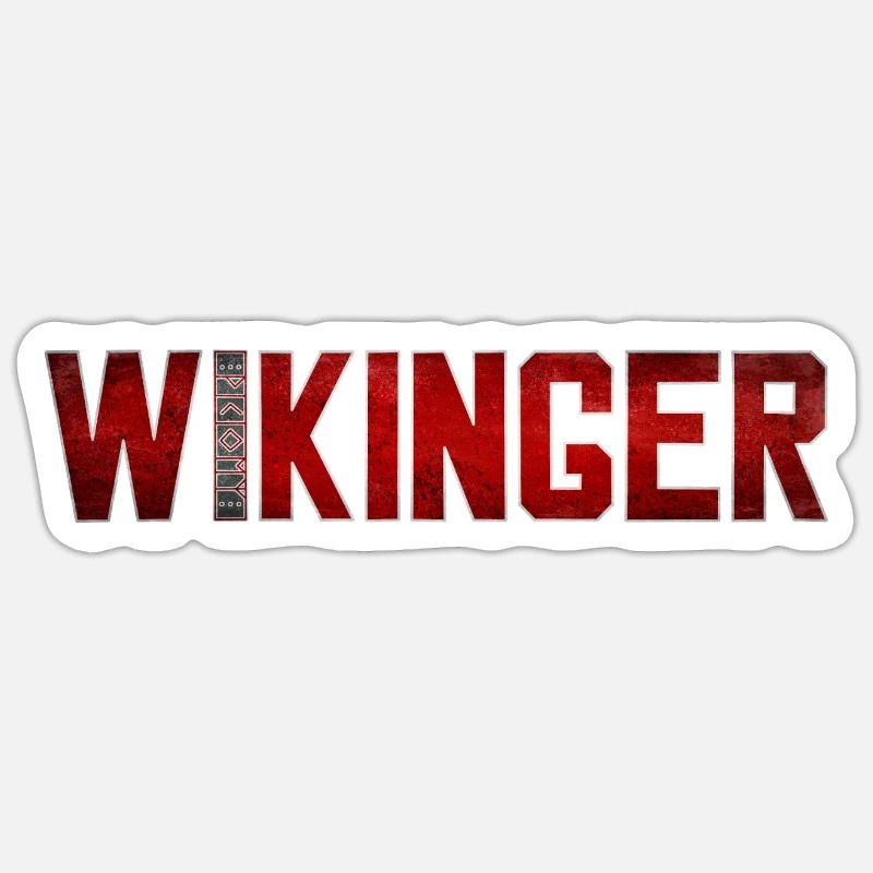 Wikinger Sticker Größe S (10 x 10 cm)