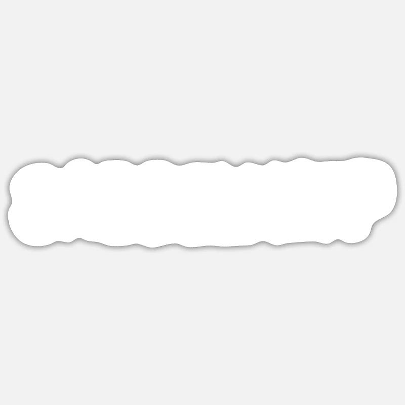 Sabbelkopp weiss - Sticker Größe S (10 x 10 cm) - Mattweiß