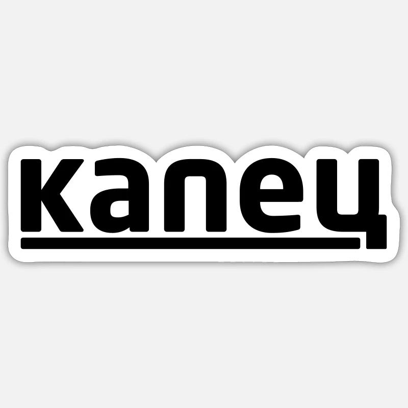 капец - Kapetz - Sticker Größe S (10 x 10 cm) - Mattweiß