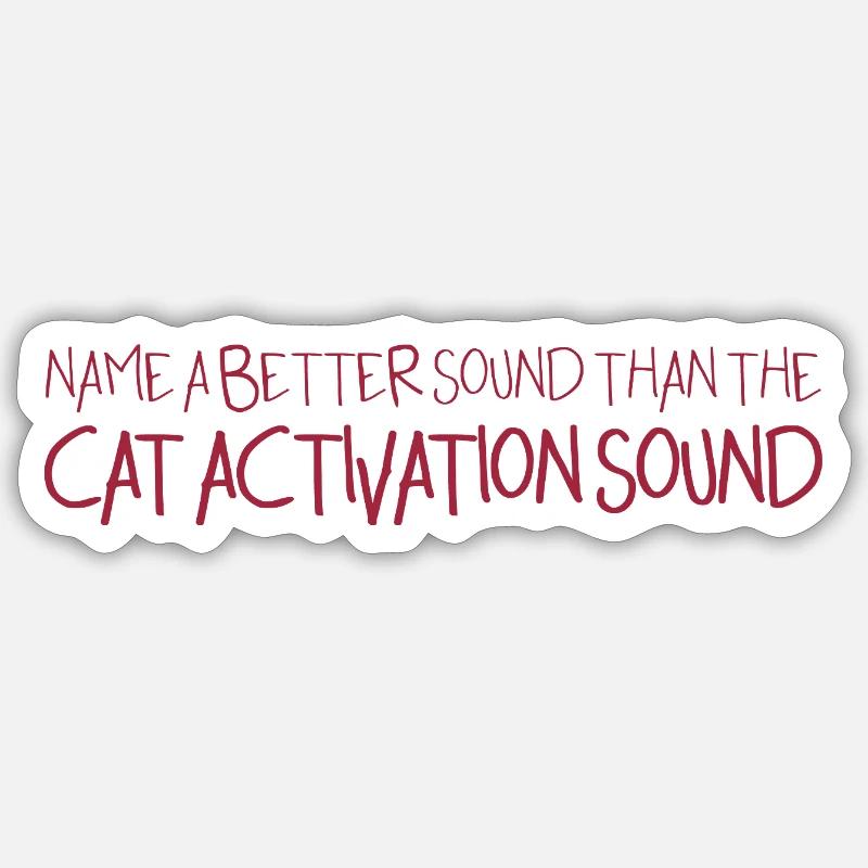 catactivation Sticker size S (10 x 10 cm)