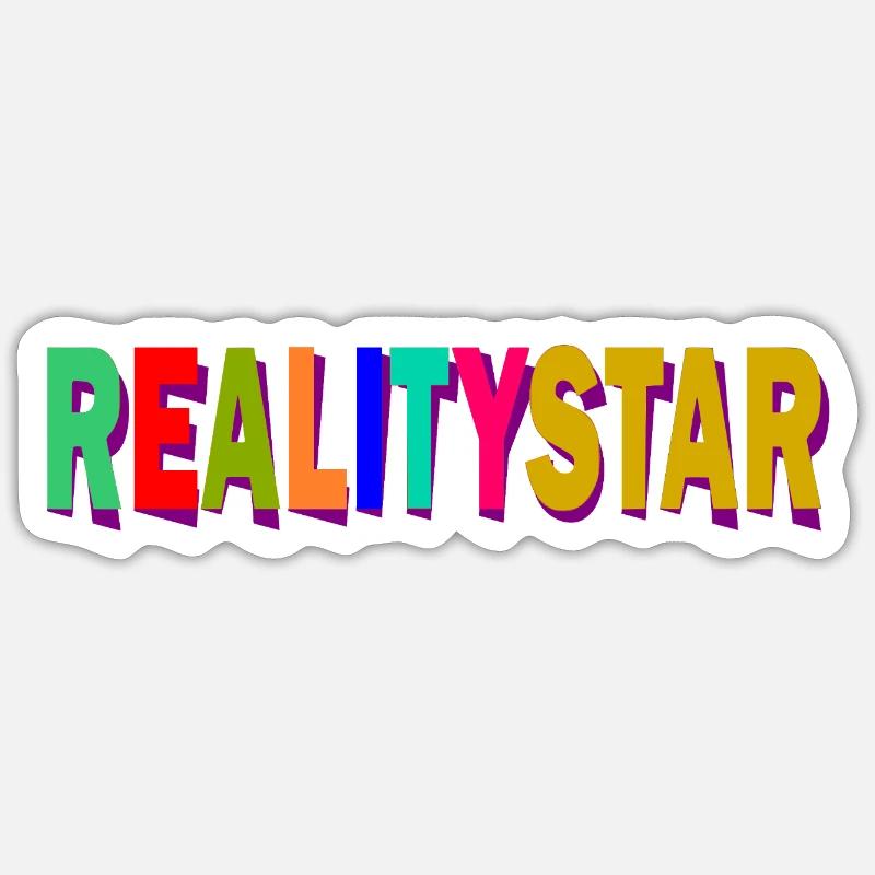 Explosion des couleurs de RealityStar Sticker taille S (10 x 10 cm)