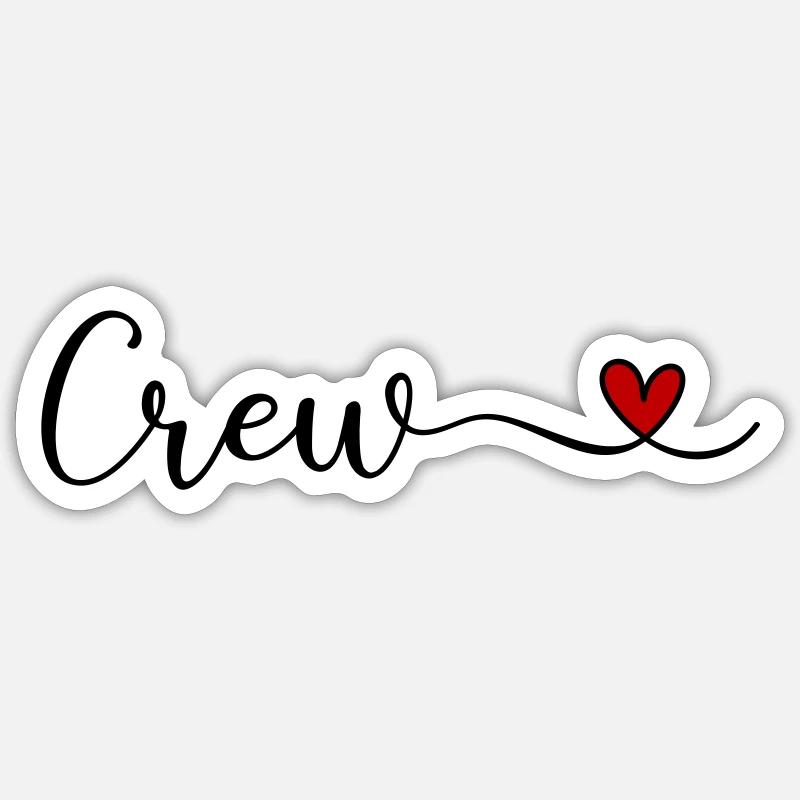 équipage Sticker taille S (10 x 10 cm)