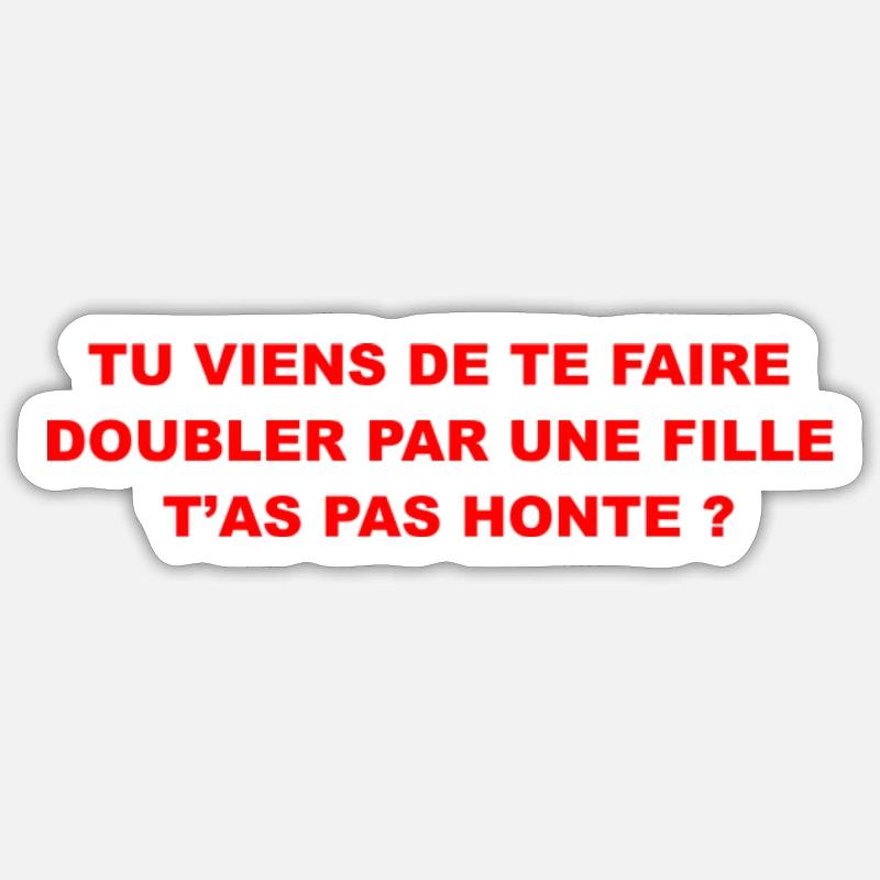 Doubler  Sticker taille S (10 x 10 cm)