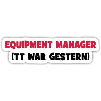 reiten - Sticker Größe S (10 x 10 cm) - Mattweiß - Vorne