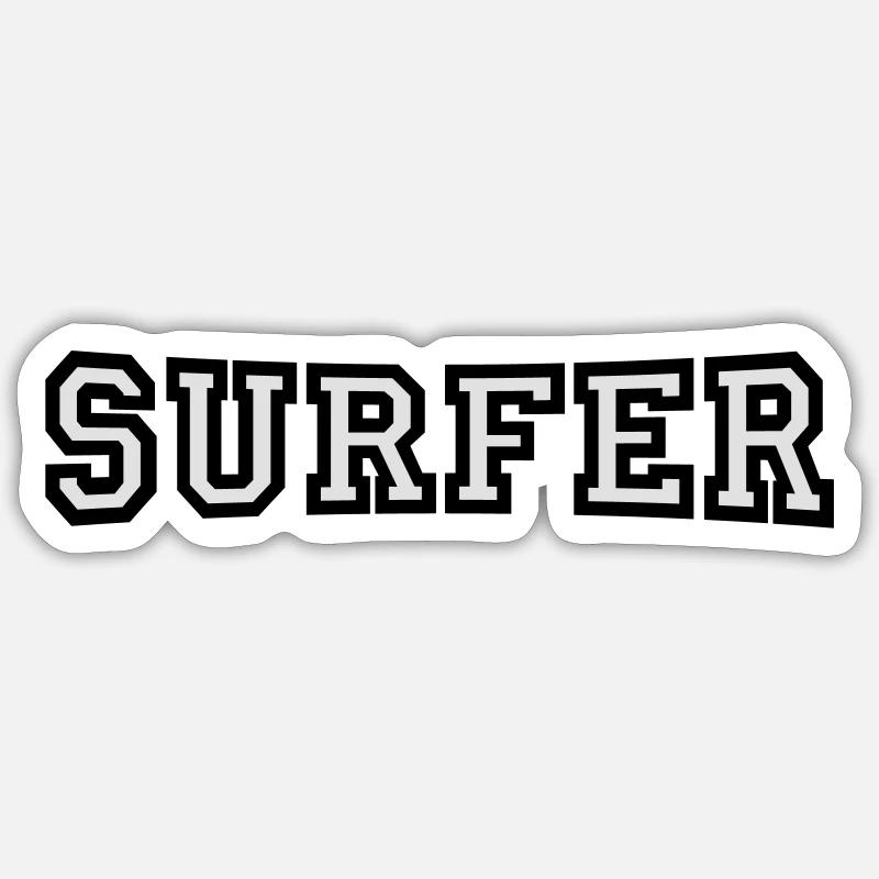 surfer Sticker size S (10 x 10 cm)