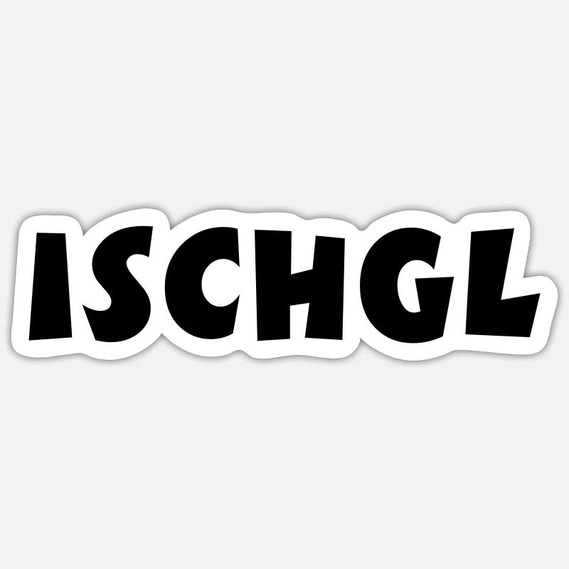 Ischgl Sticker size S (10 x 10 cm)