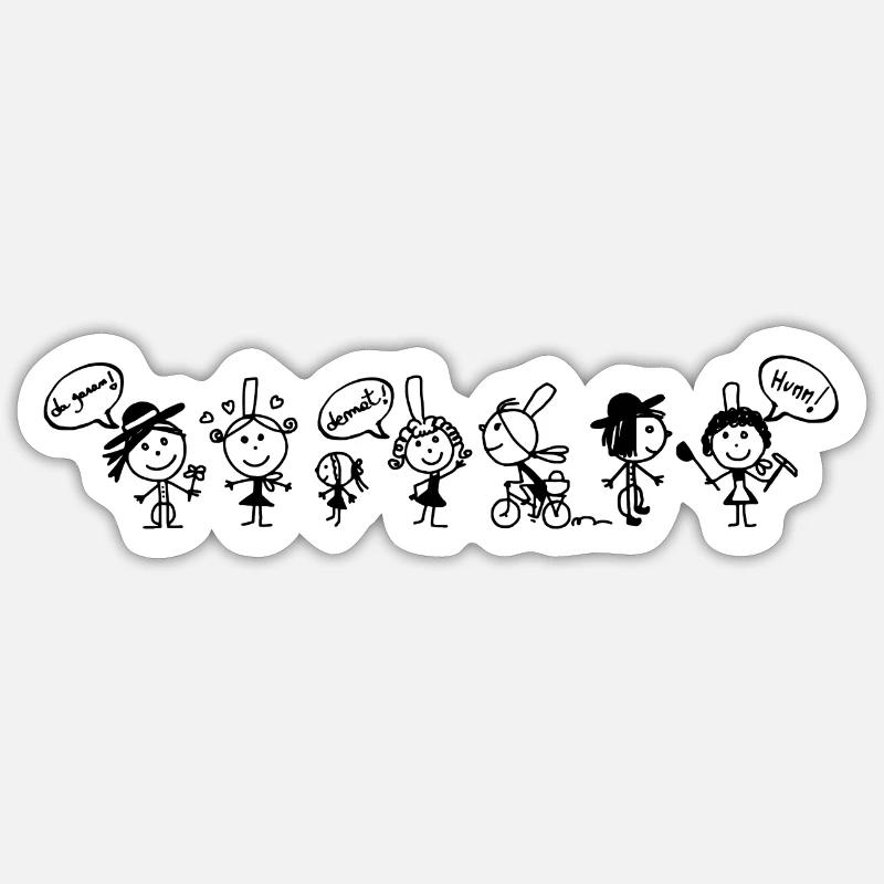 Sticker taille S (10 x 10 cm) - 