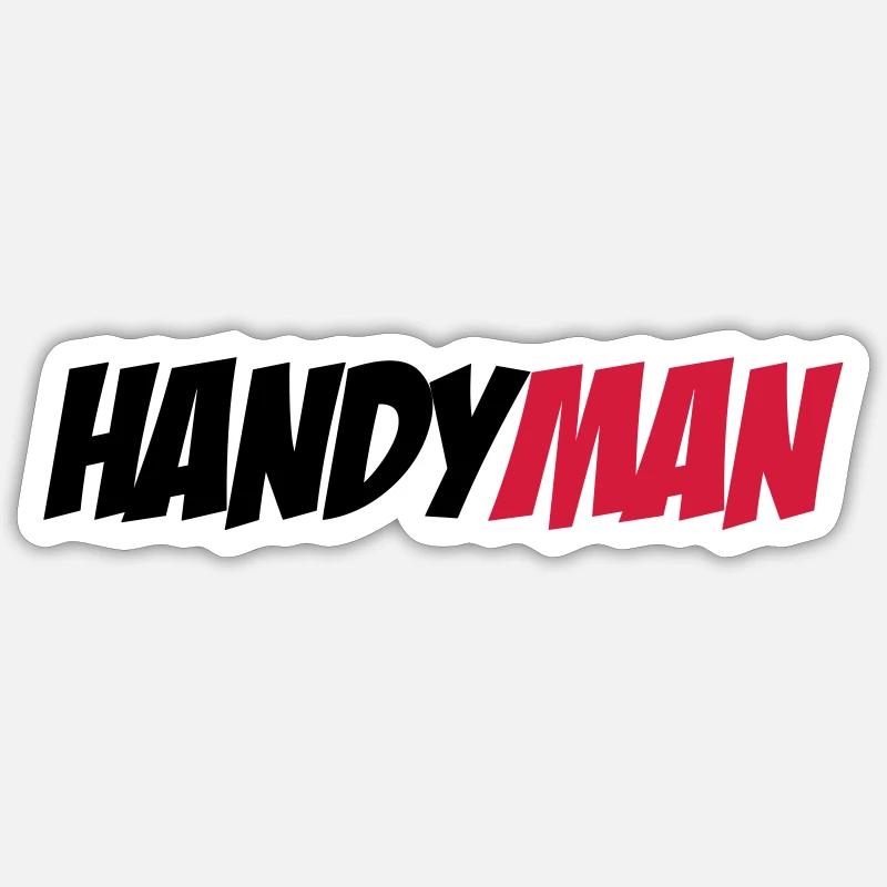 Handyman Sticker taille S (10 x 10 cm)