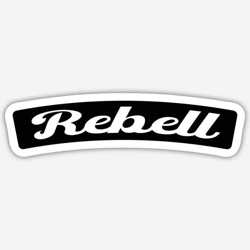 Rebell Sticker Größe S (10 x 10 cm)