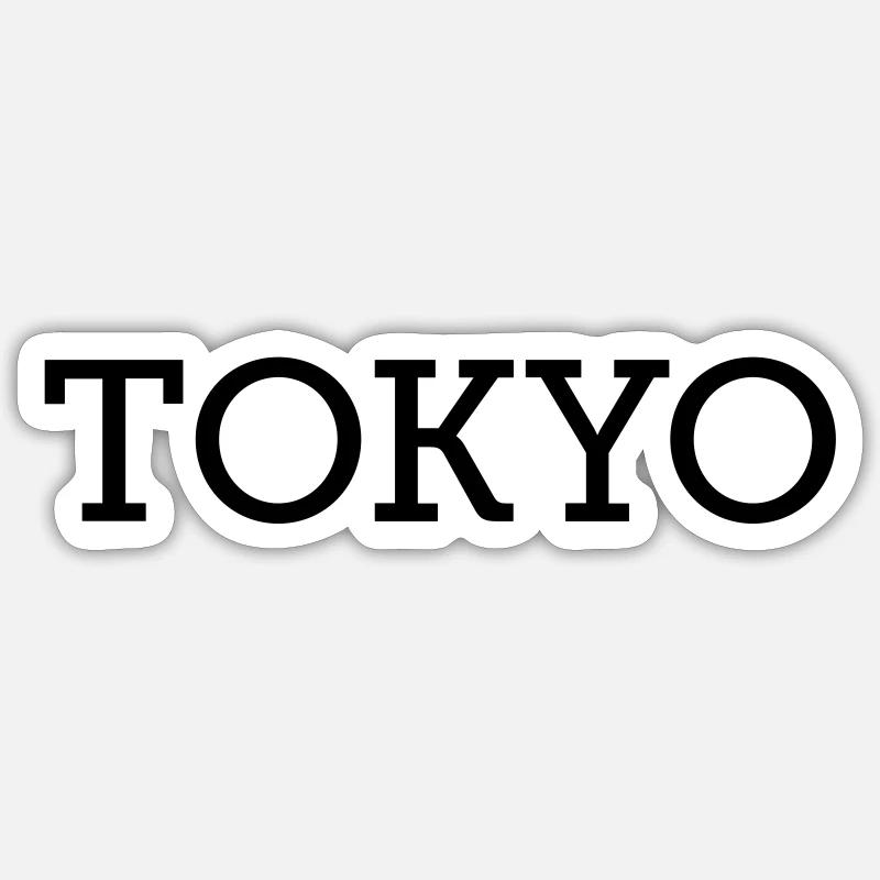 Tokyo - Sticker size S (10 x 10 cm) - white matte