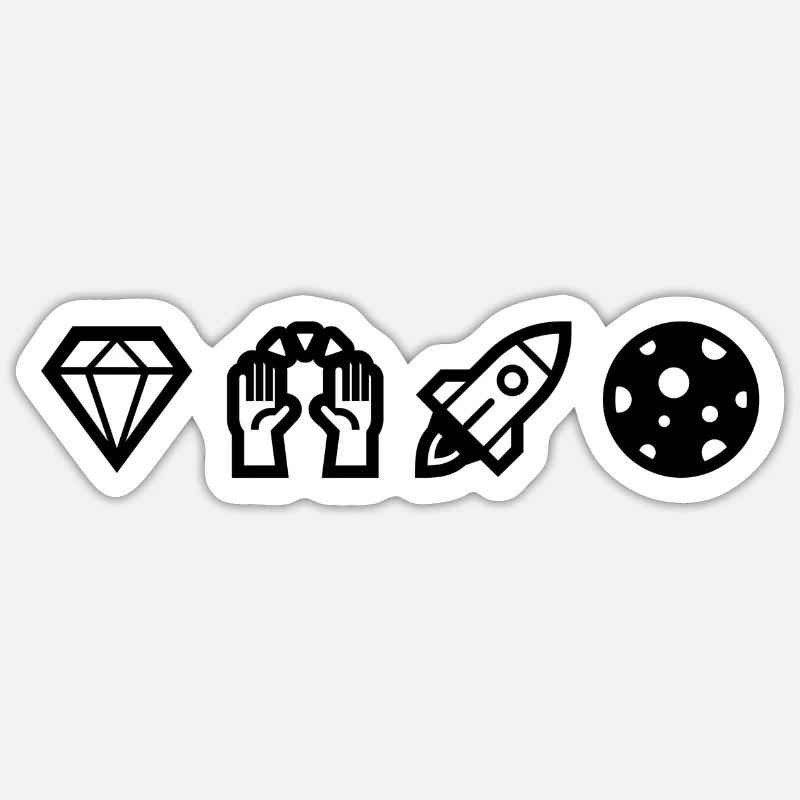 Sticker taille S (10 x 10 cm) - 