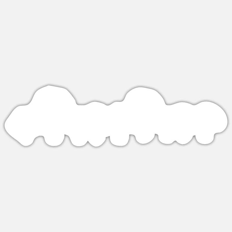 trees - Sticker size S (10 x 10 cm) - white matte
