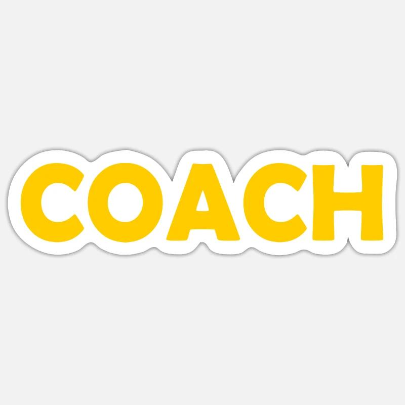 Coach Sticker Größe S (10 x 10 cm)