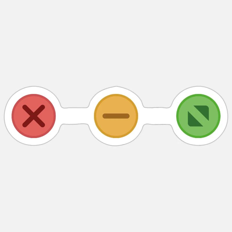 Sticker Größe S (10 x 10 cm) - 