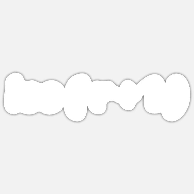 Math gift nerd teacher math teacher math - Sticker size S (10 x 10 cm) - white matte