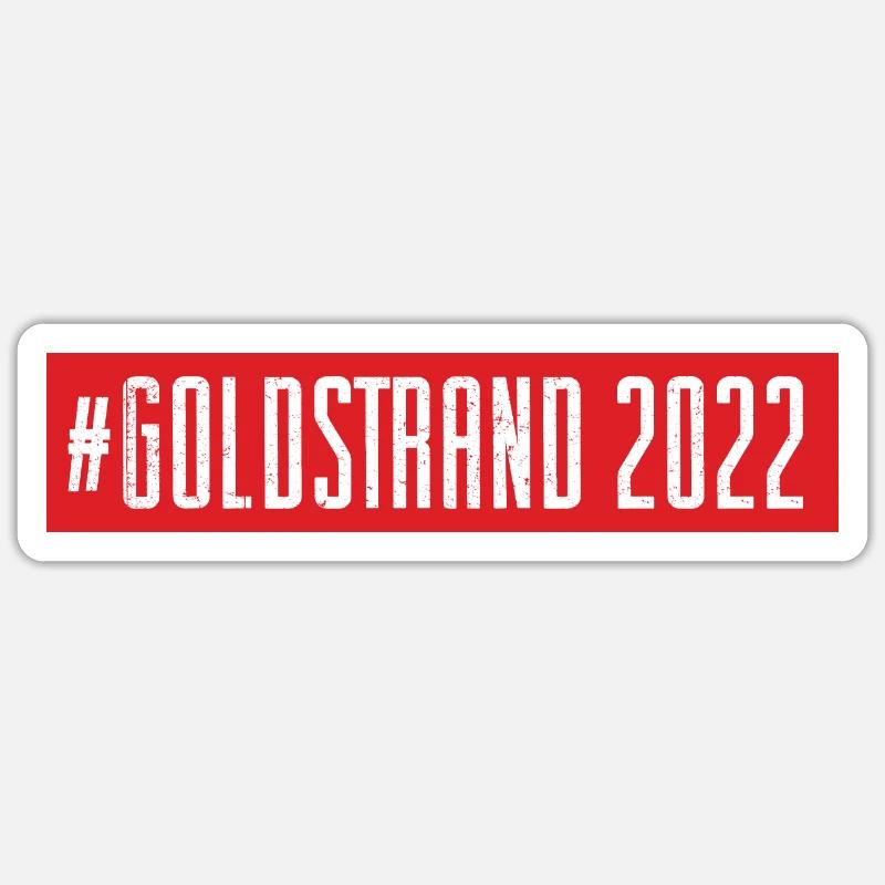 Sables d’Or 2022 - Sticker taille S (10 x 10 cm) - blanc mat