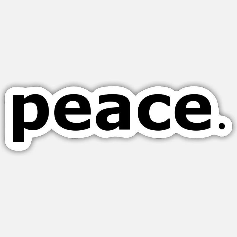 peace Sticker Größe S (10 x 10 cm)