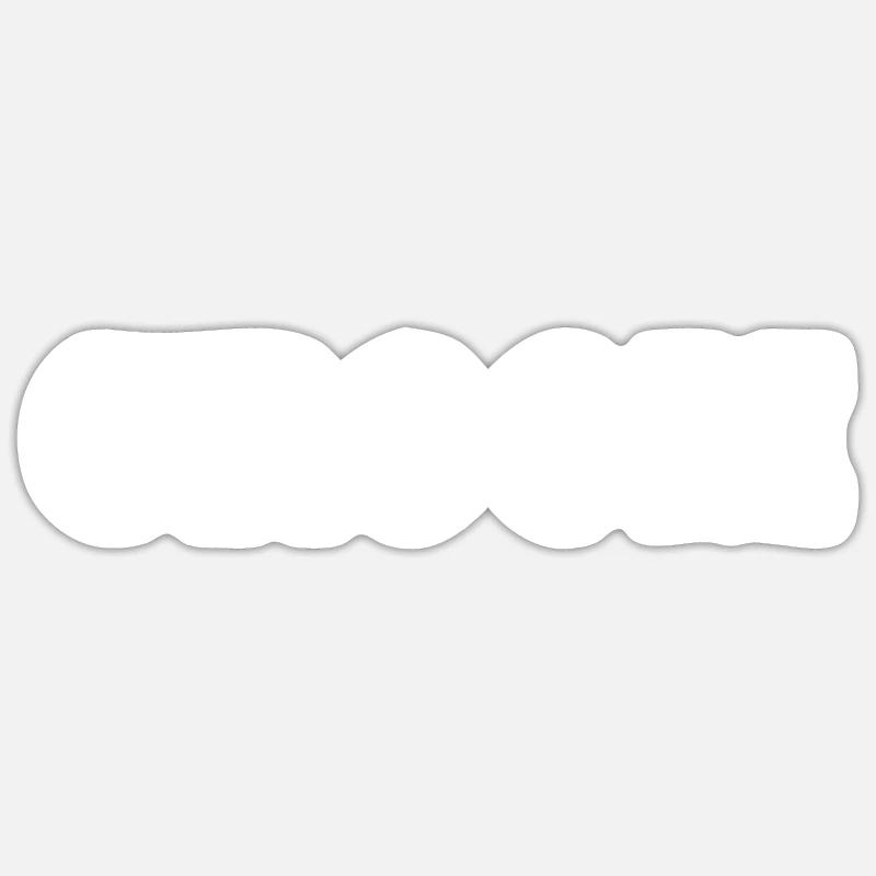 Groom - Sticker taille S (10 x 10 cm) - blanc mat