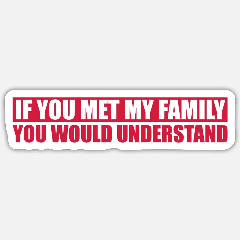 vous comprendriez citation - Sticker taille S (10 x 10 cm) - blanc mat